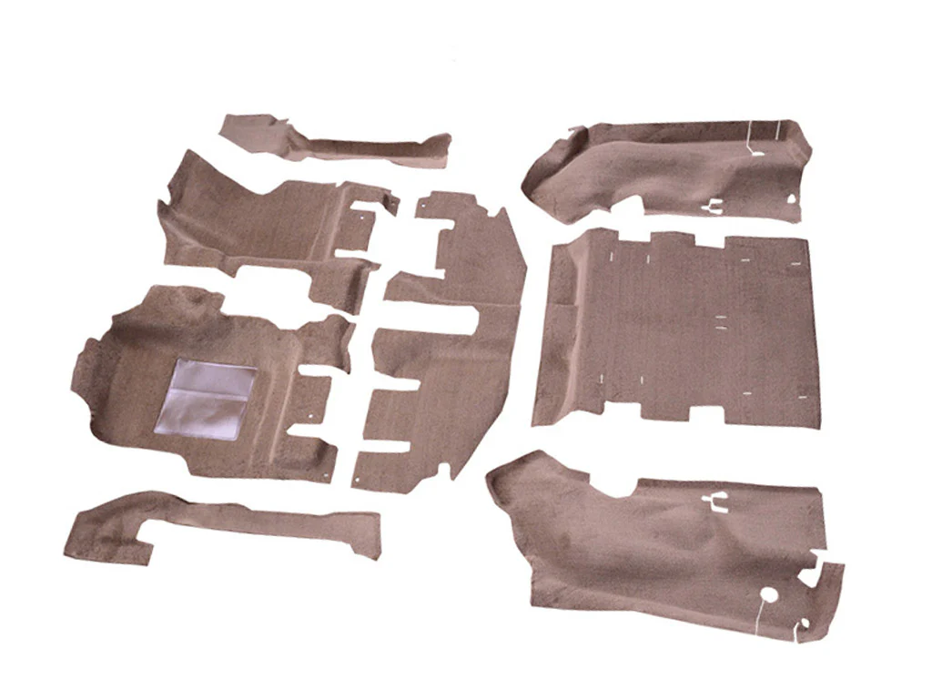 Auto Custom Carpet Complete Replacement Kit with Mass Backing for '03-06 Jeep TJ Wrangler with Long Console - Image 2