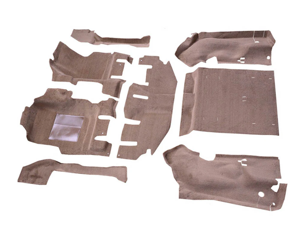 Auto Custom Carpet Complete Replacement Kit with Mass Backing for '97-'02 Jeep TJ Wrangler with Short Console - Image 2