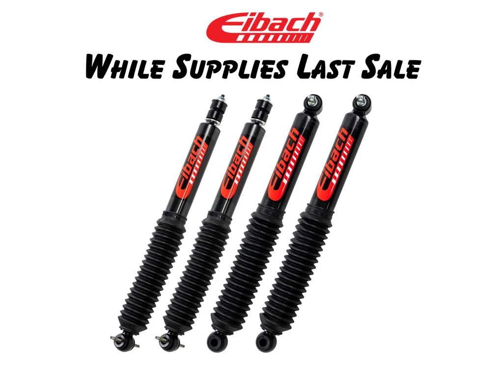 Eibach Monotube Shock Package for 84-01 XJ Cherokee - Stock - 1" Lift