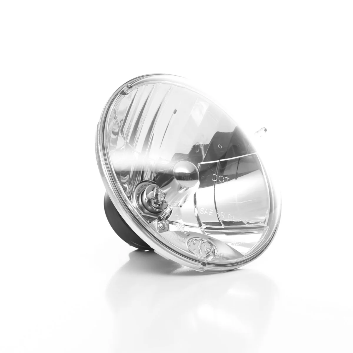 KC Hilites 7 in Headlight - H4 Halogen - 2-Lights - 55W / 60W DOT Headlight - Universal / fits 97-06 Jeep TJ - Image 3