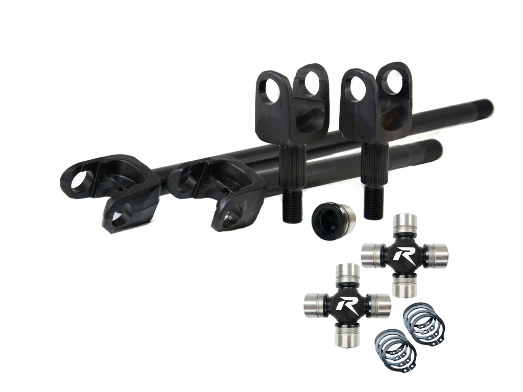 Revolution Gear 2007-18 Wrangler JK Dana 30 4340 Chromoly Discovery Series Front Axle Kit HD U-Joints Revolution Gear