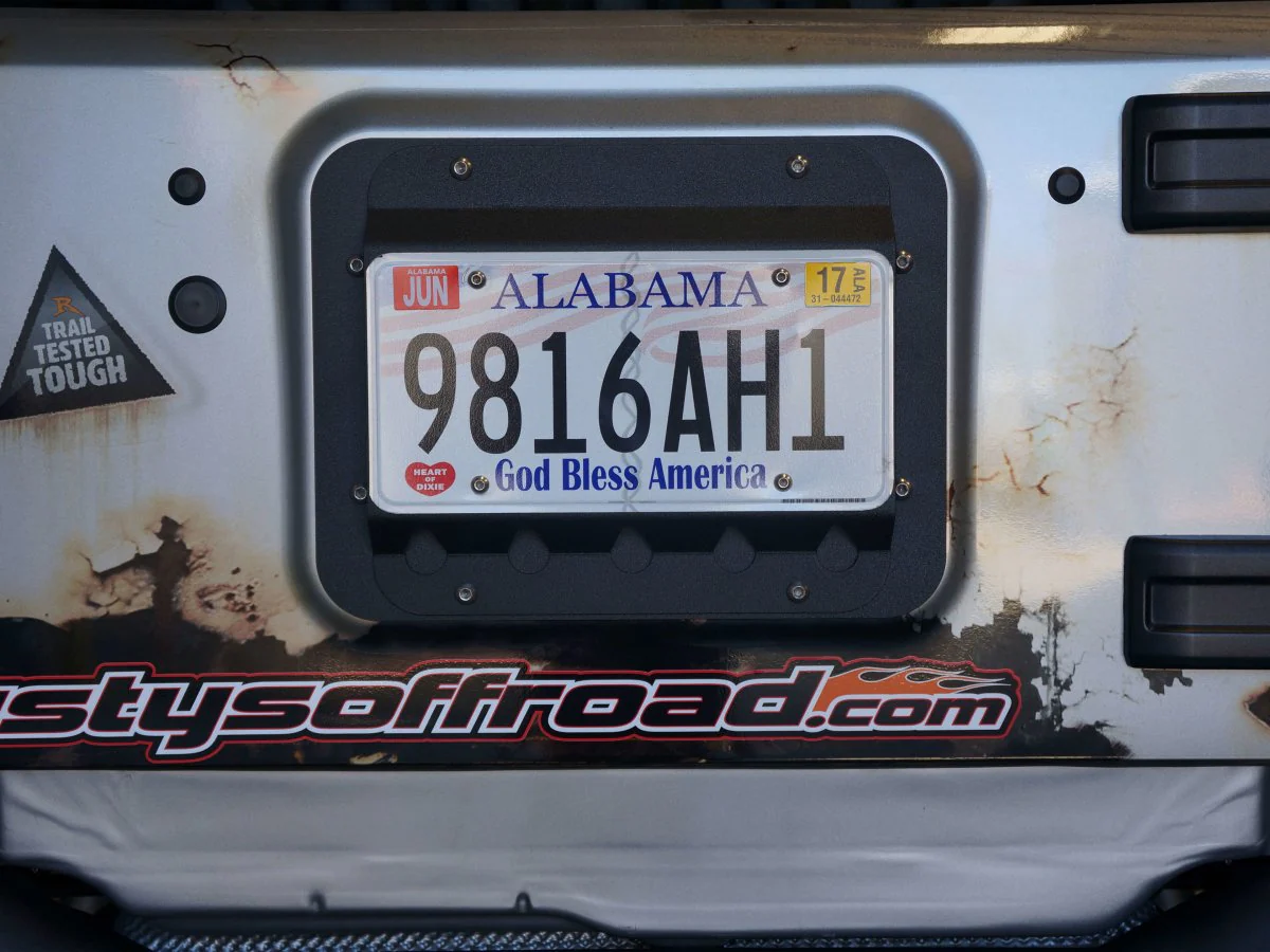 Rusty's License Plate Relocation Mount - JK - Image 2