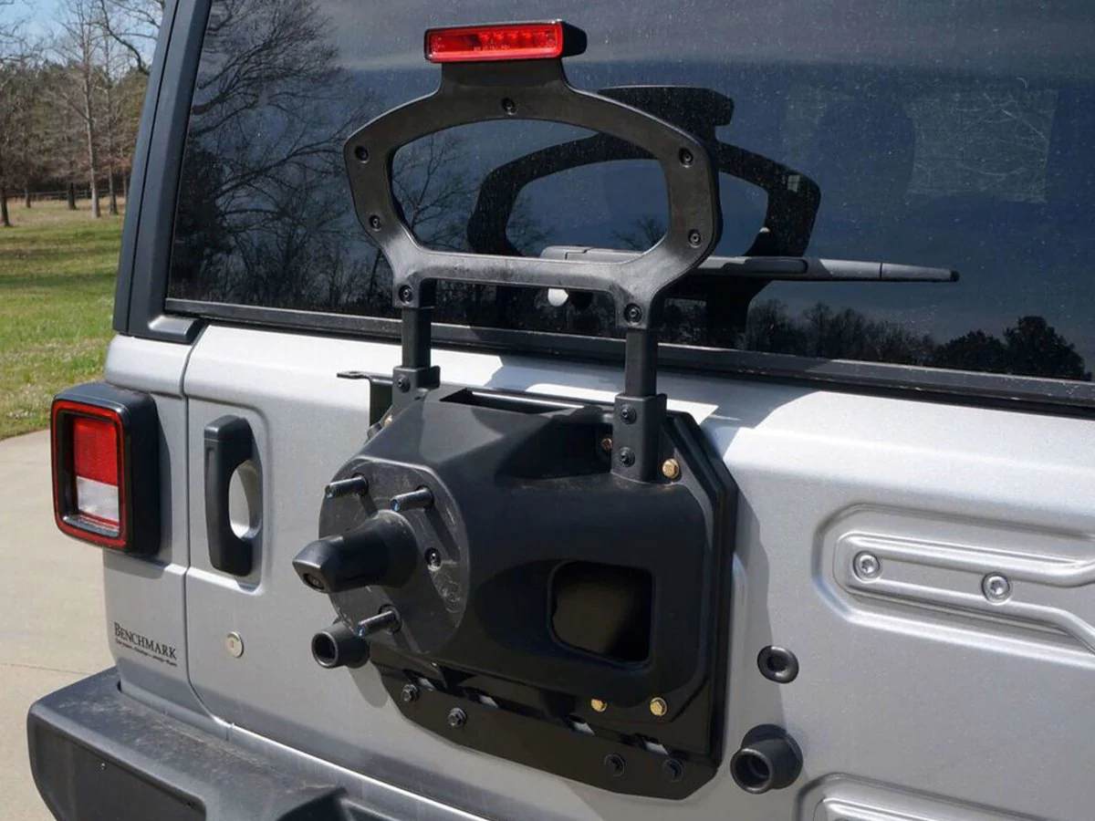 Rusty's Spare Tire Relocation Bracket - JL Wrangler - Image 2