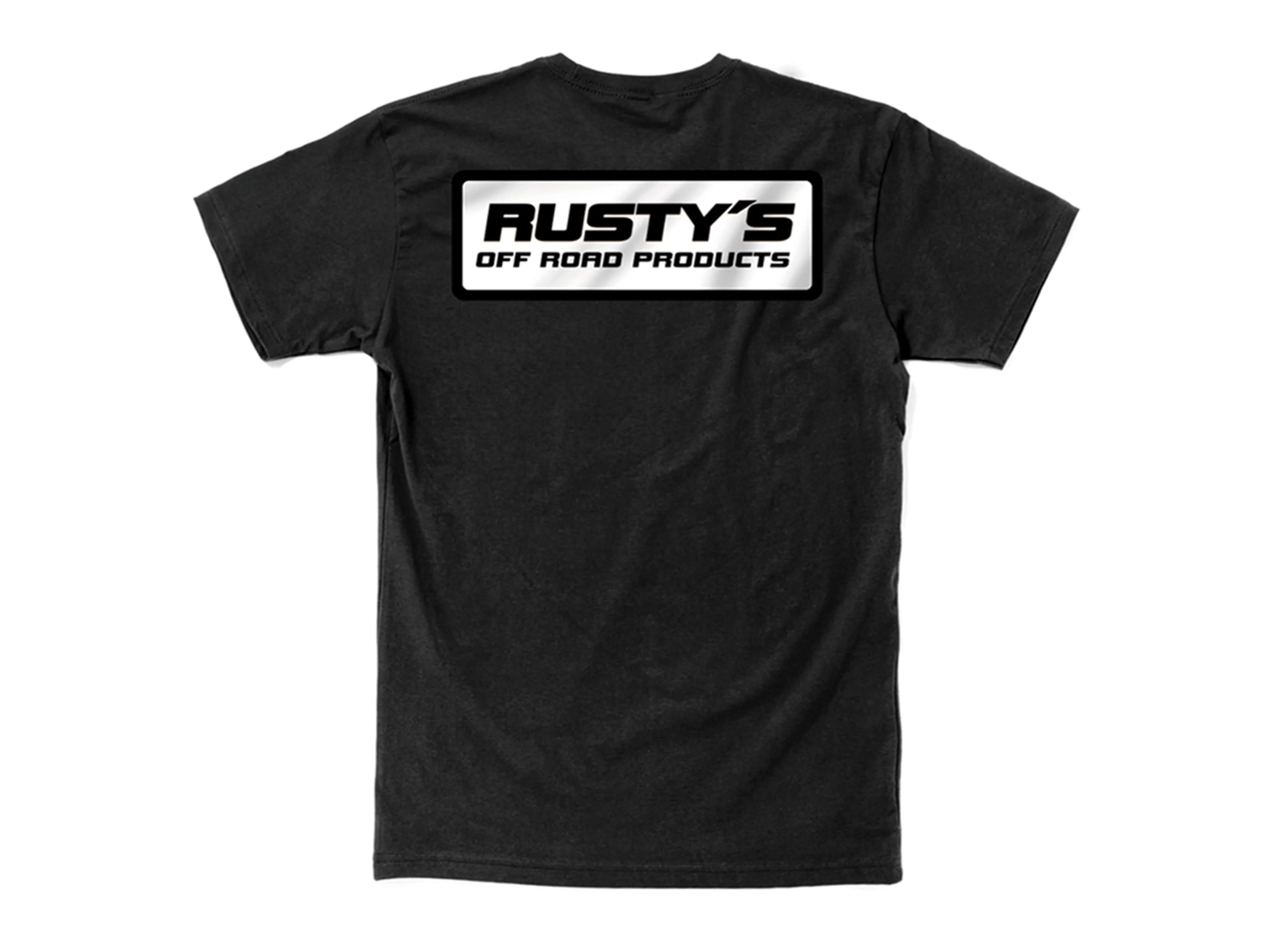 Rusty's Black Short Sleeve Logo T-Shirt