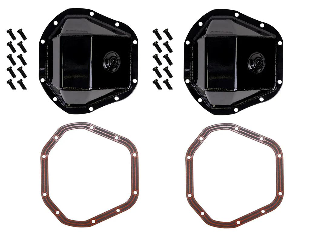 Rusty's Dana 60 Front / Dana 60 Rear Diff Covers + Lube Locker Gaskets Package