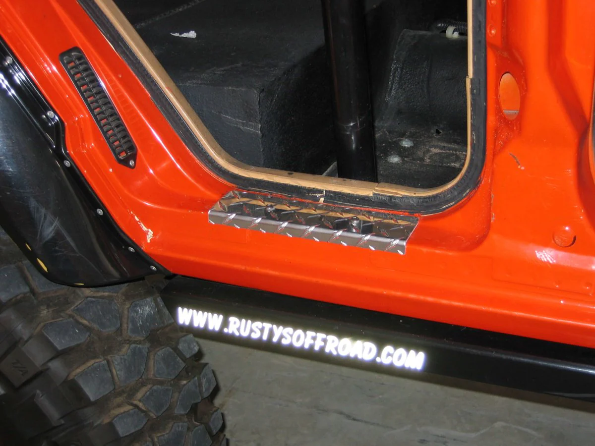 Rusty's XJ Cherokee/MJ Comanche Entry Guards - Diamond Plate 2 door only - Image 2