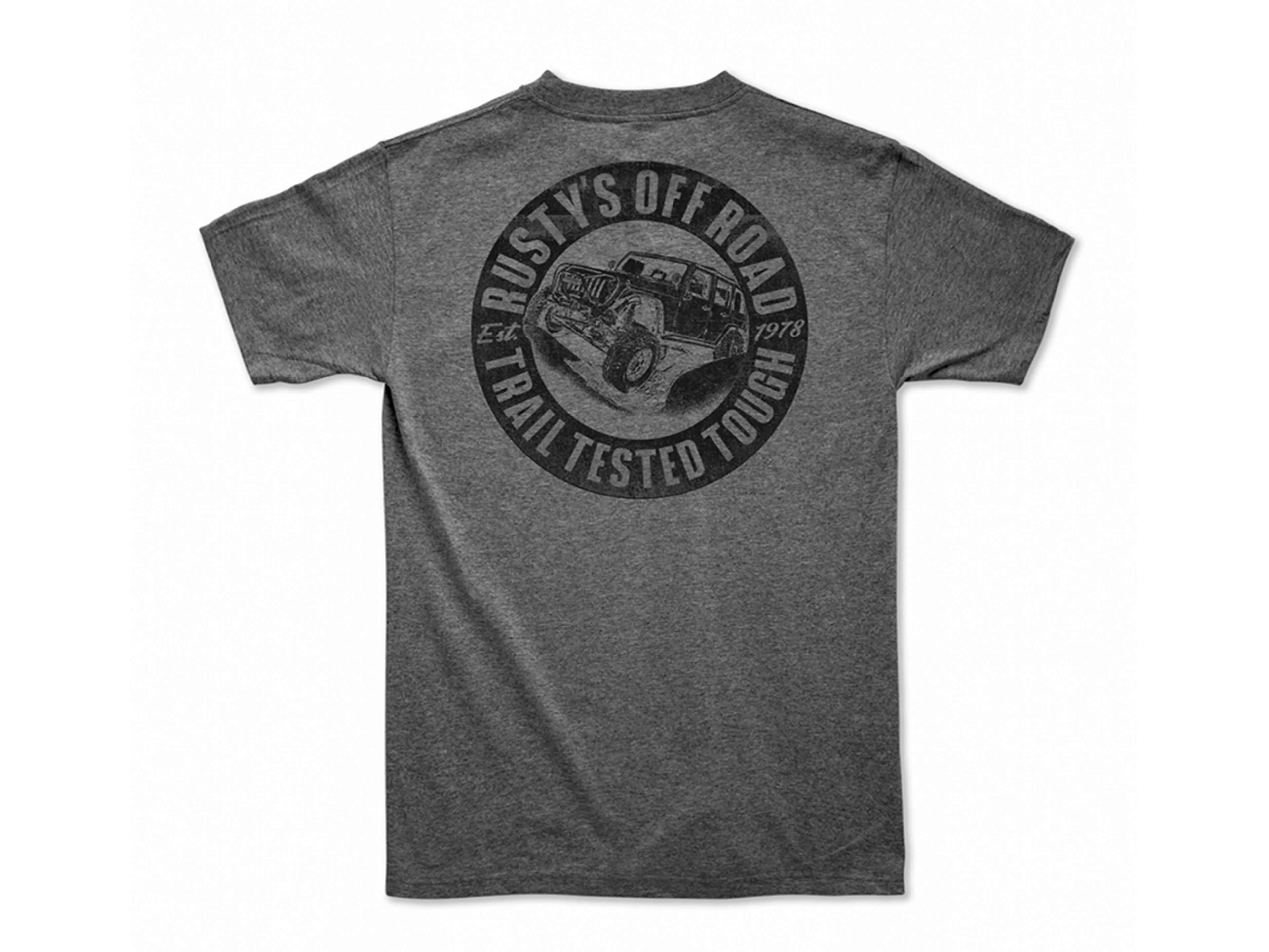 Rusty's Gray Short Sleeve Established 1978 T-Shirt