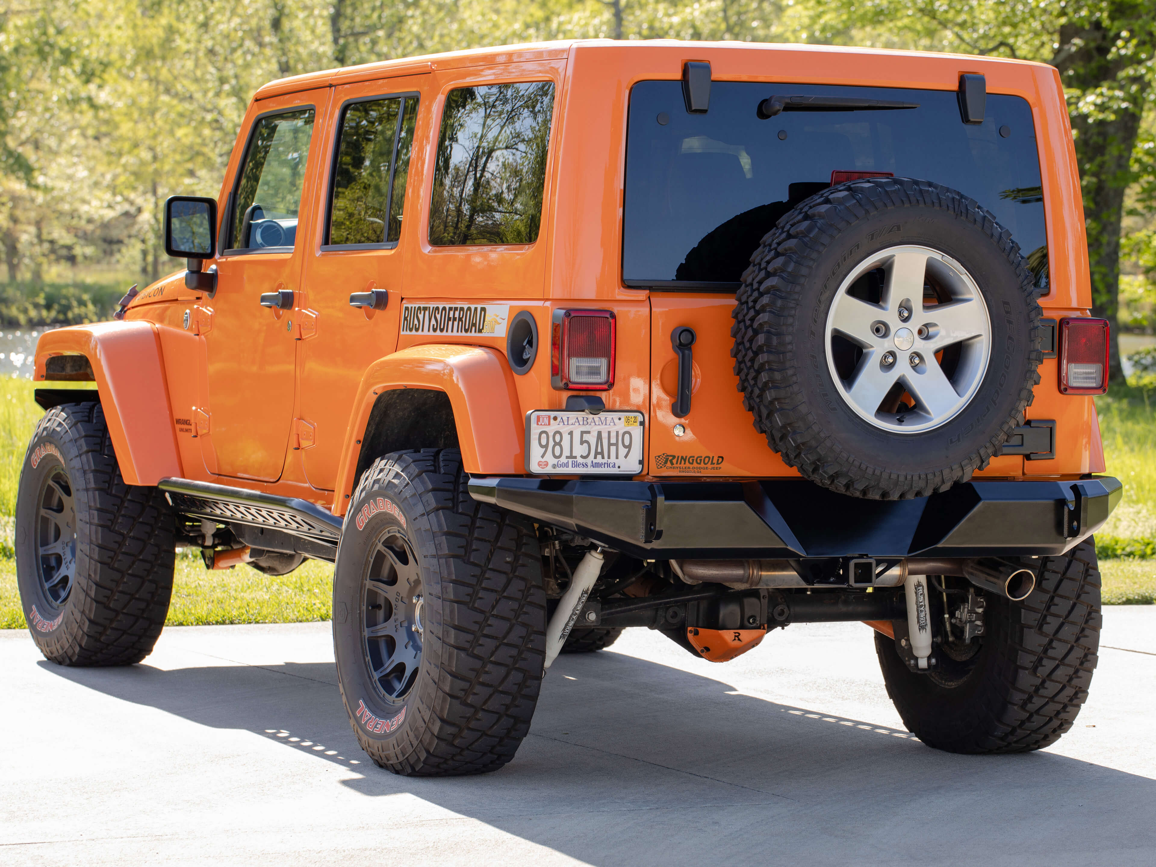 Rusty's JK Wrangler Rear Full Width Trail Bumper - Series 2 - Image 3