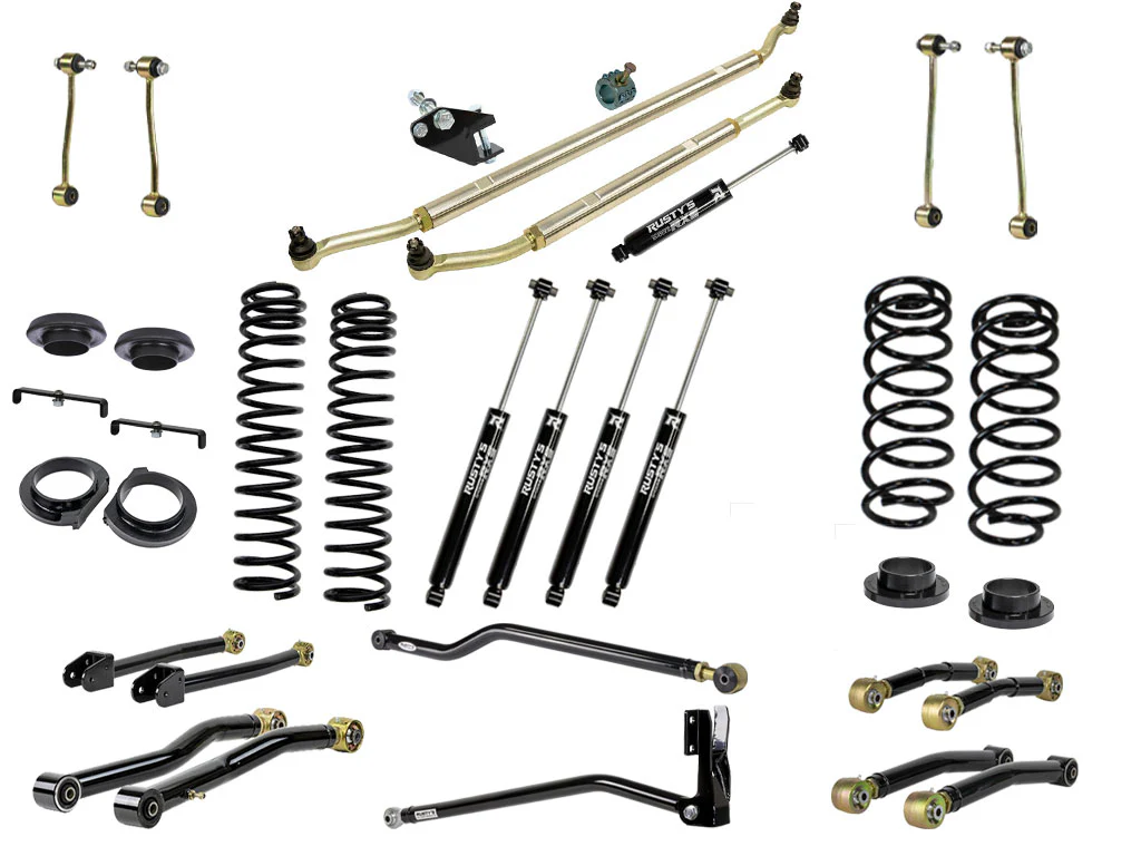 Rusty's JL Wrangler 3.75" Advanced Kit with HD Aluminum Steering System Package - Image 2
