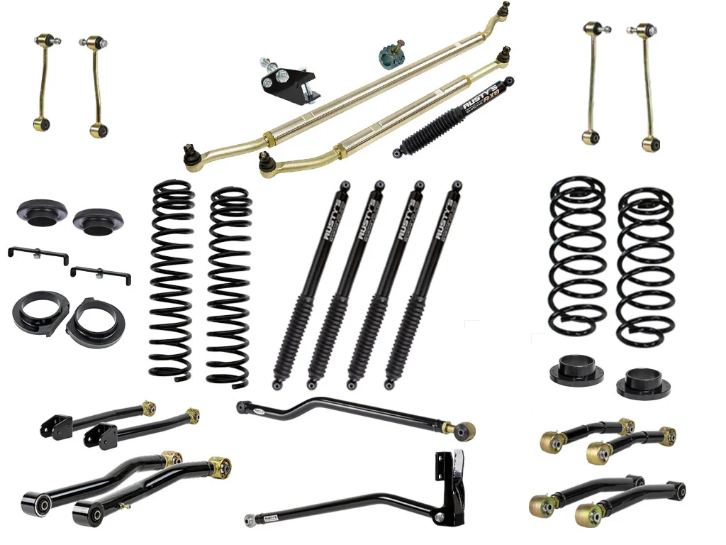 Rusty's JL Wrangler 3.75" Advanced Kit with HD Aluminum Steering System Package - Image 3