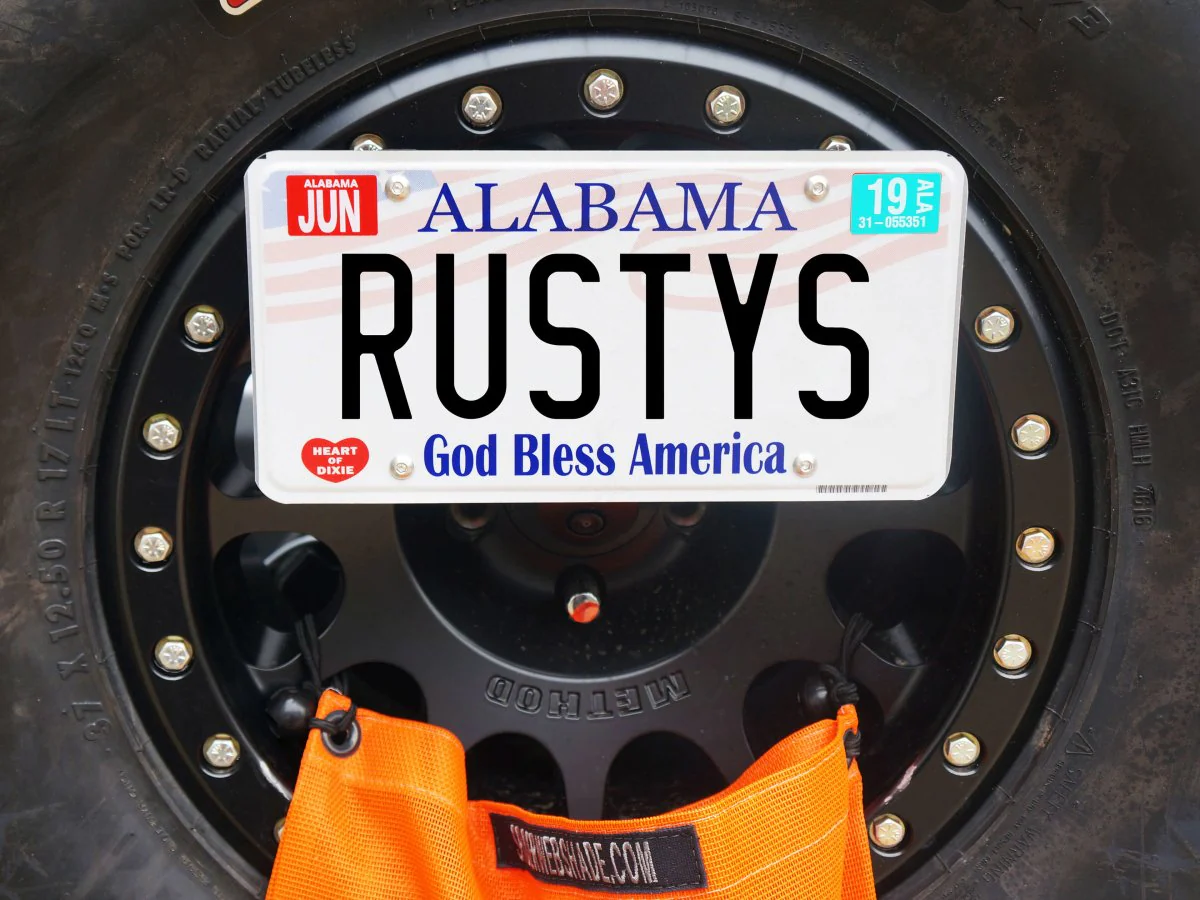 Rusty's License Plate Relocation Bracket - JL Wrangler - Image 3