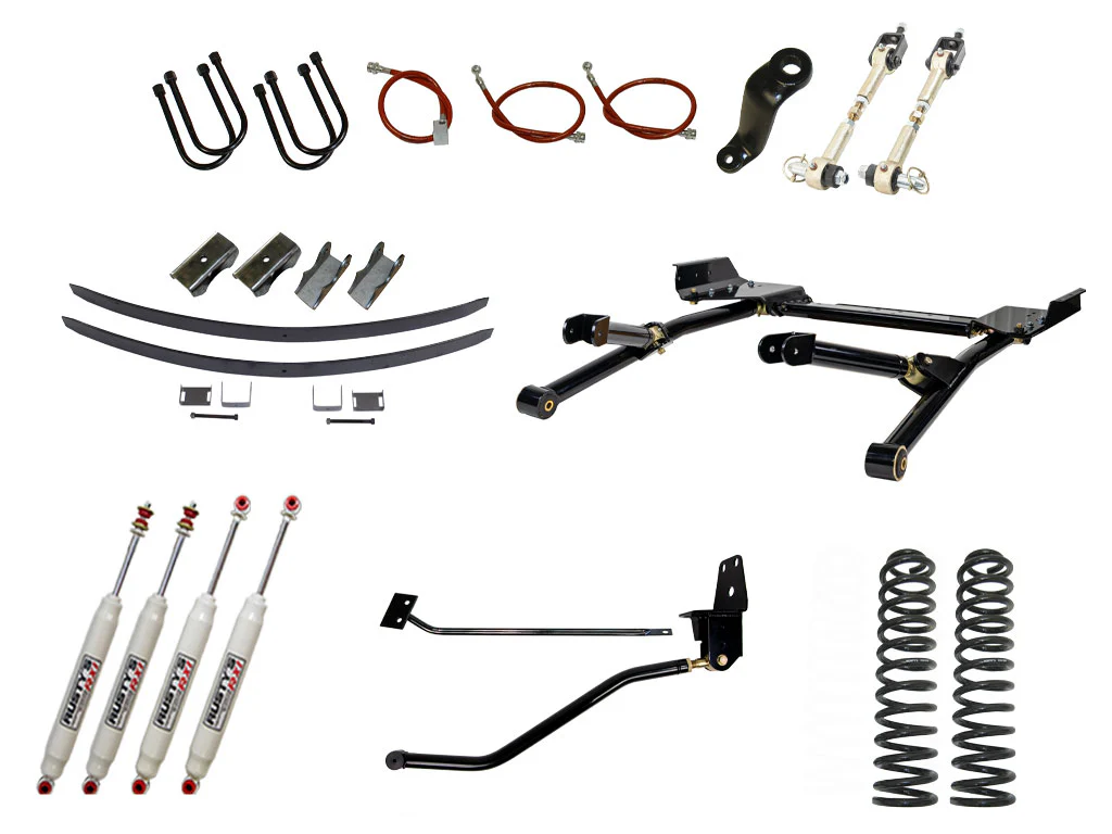 Rusty's MJ Comanche 6.5" Long Travel Kit w/ Spring Over Conversion