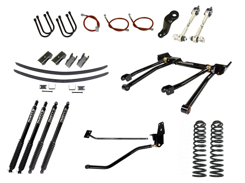 Rusty's MJ Comanche 6.5" Long Travel Kit w/ Spring Over Conversion - Image 10