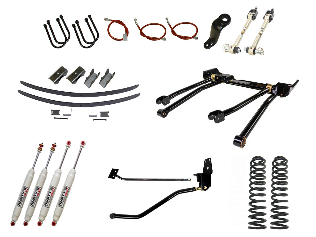 Rusty's MJ Comanche 6.5" Long Travel Kit w/ Spring Over Conversion - Image 2