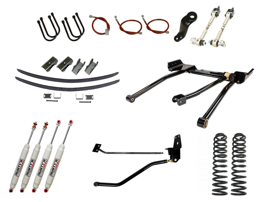 Rusty's MJ Comanche 6.5" Long Travel Kit w/ Spring Over Conversion - Image 3