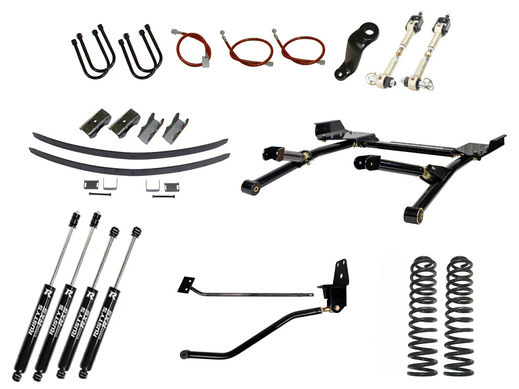 Rusty's MJ Comanche 6.5" Long Travel Kit w/ Spring Over Conversion - Image 5