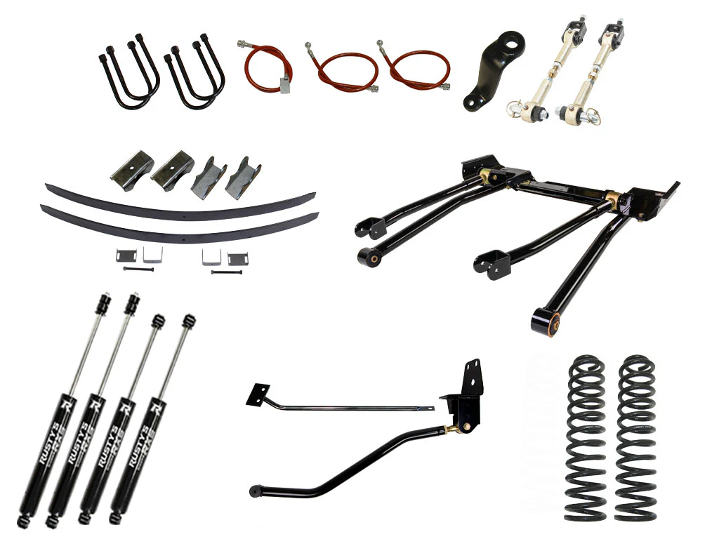 Rusty's MJ Comanche 6.5" Long Travel Kit w/ Spring Over Conversion - Image 6