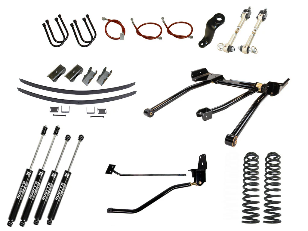 Rusty's MJ Comanche 6.5" Long Travel Kit w/ Spring Over Conversion - Image 7