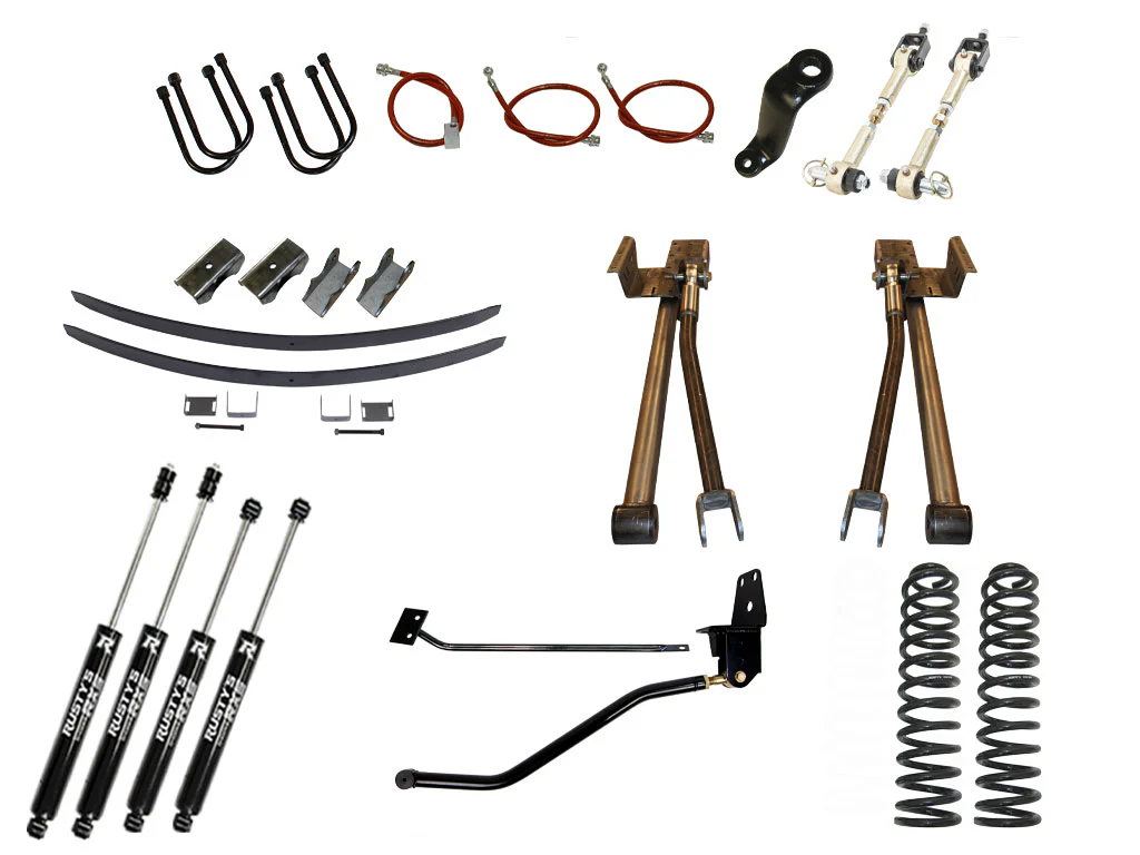 Rusty's MJ Comanche 6.5" Long Travel Kit w/ Spring Over Conversion - Image 8