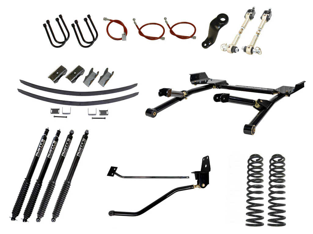 Rusty's MJ Comanche 6.5" Long Travel Kit w/ Spring Over Conversion - Image 9