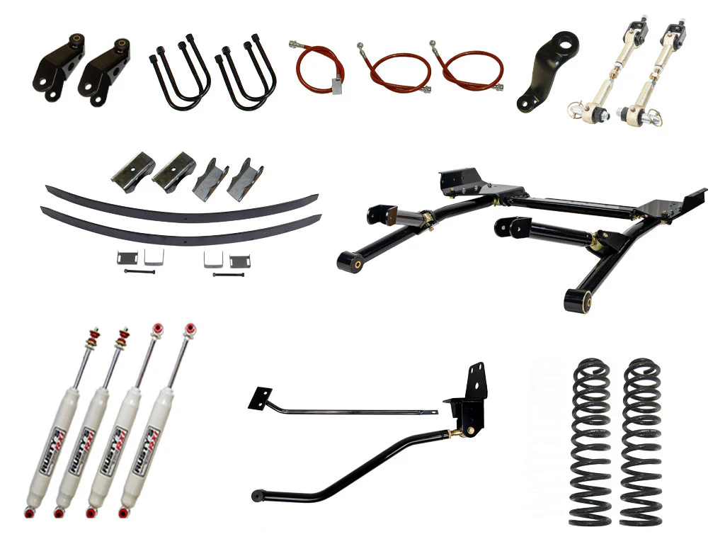 Rusty's MJ Comanche 8" Long Travel Kit w/ Spring Over Conversion