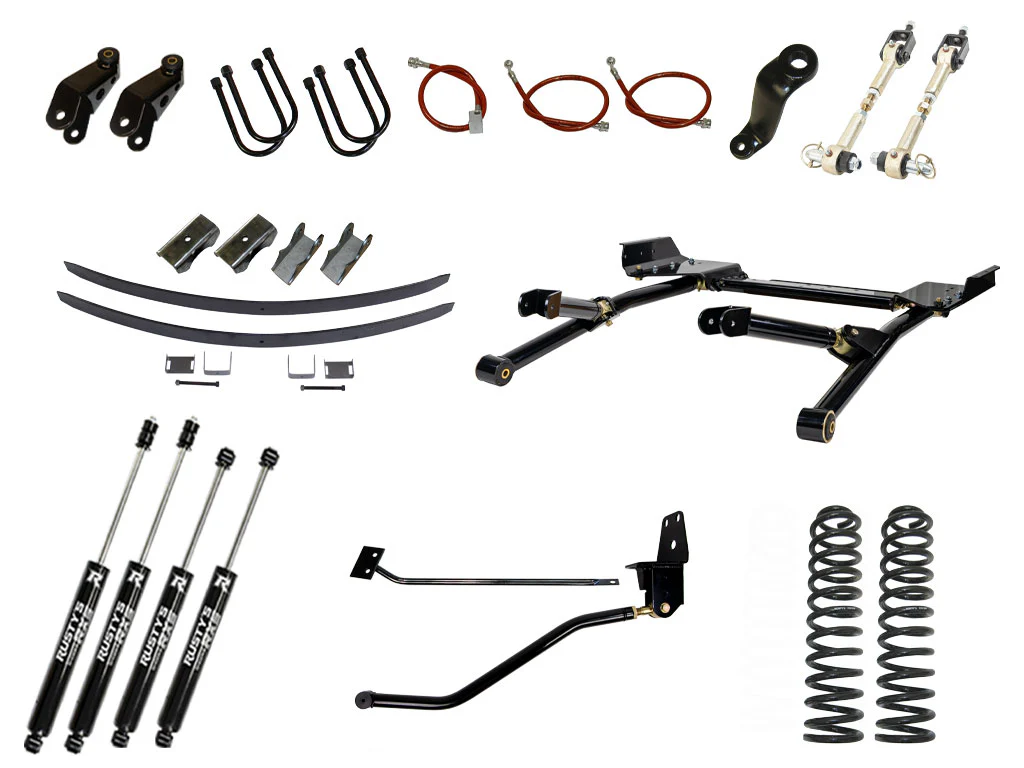 Rusty's MJ Comanche 8" Long Travel Kit w/ Spring Over Conversion - Image 5