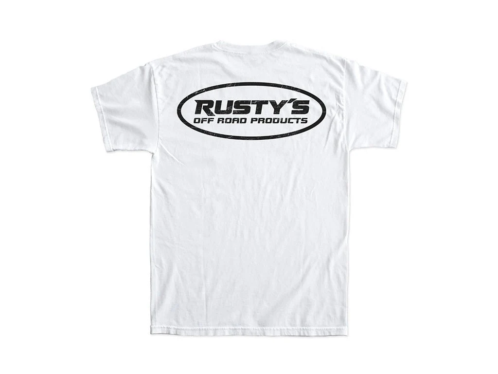 Rusty's Short Sleeve Oval Logo T-Shirt - Image 3