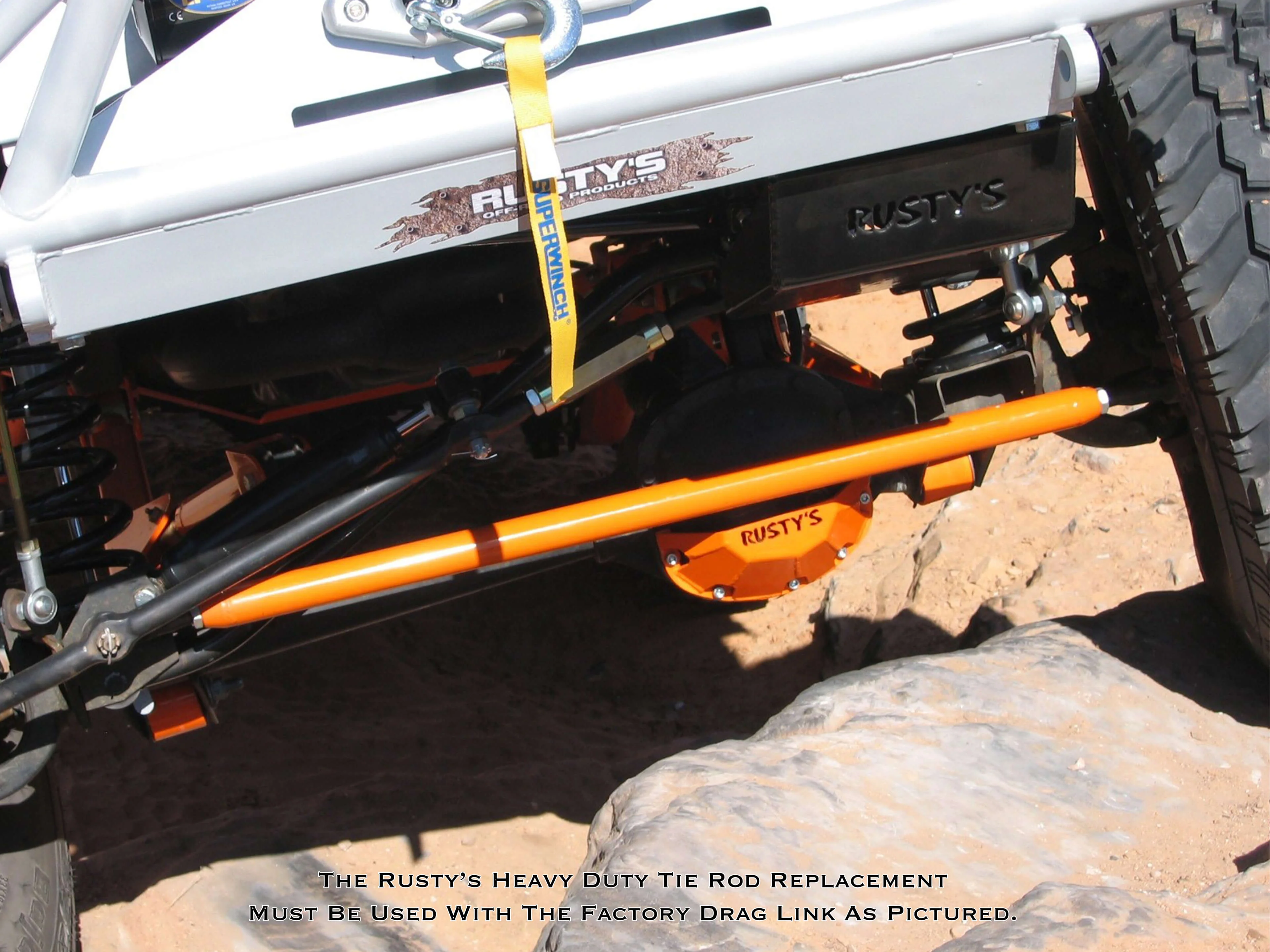 Rusty's HD Tie Rod Assembly - XJ / TJ / ZJ - Image 2