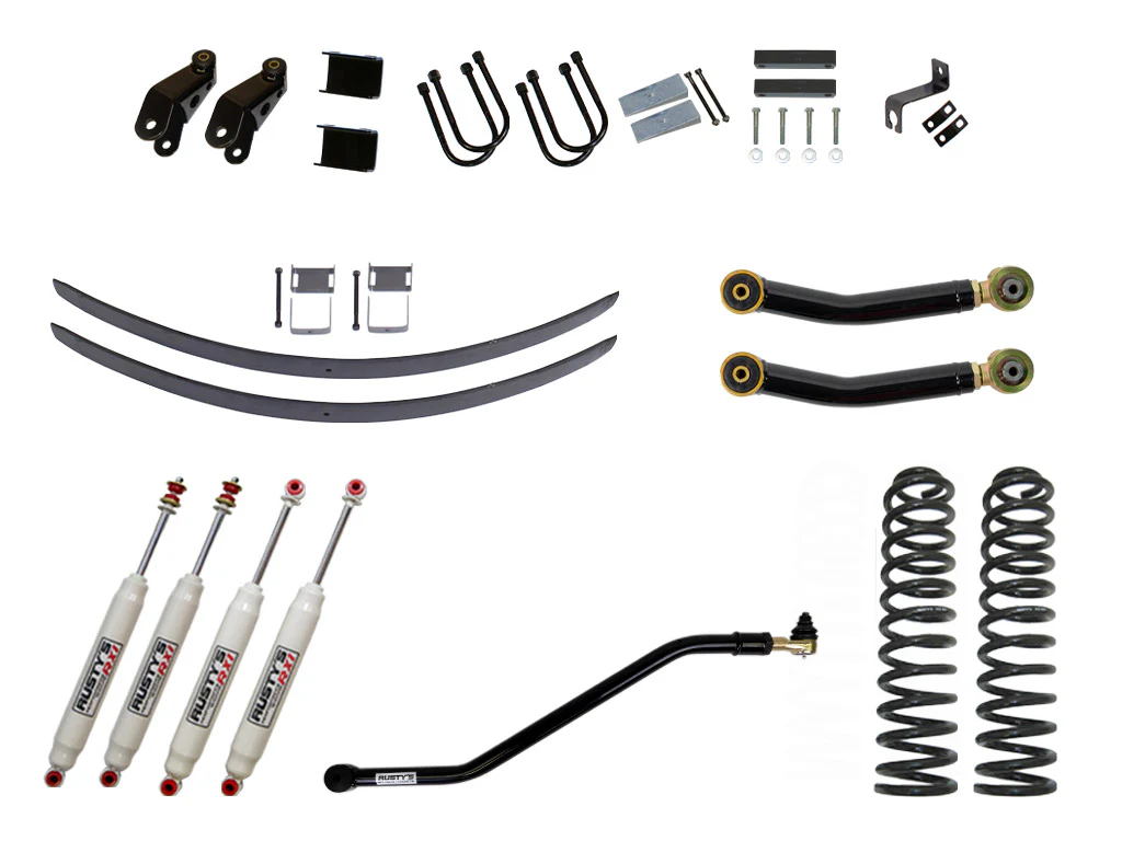 Rusty's XJ Cherokee 4.5" Add-A-Leaf Kit - Image 2
