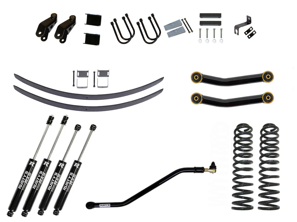 Rusty's XJ Cherokee 4.5" Add-A-Leaf Kit - Image 4