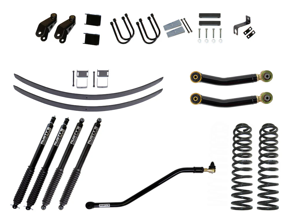 Rusty's XJ Cherokee 4.5" Add-A-Leaf Kit - Image 8