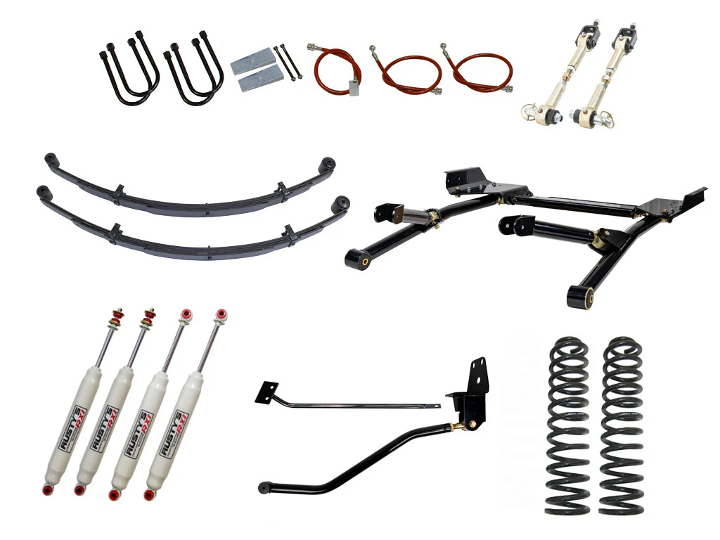 Rusty's XJ Cherokee 4.5" Long Travel Kit