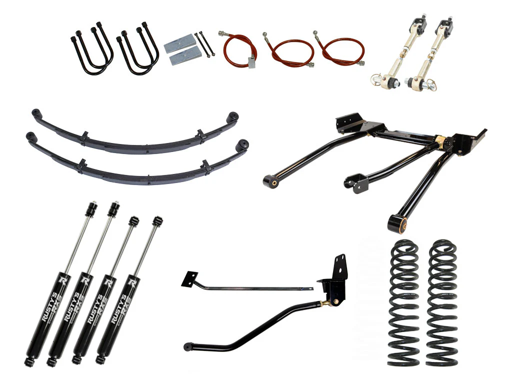 Rusty's XJ Cherokee 4.5" Long Travel Kit - Image 7