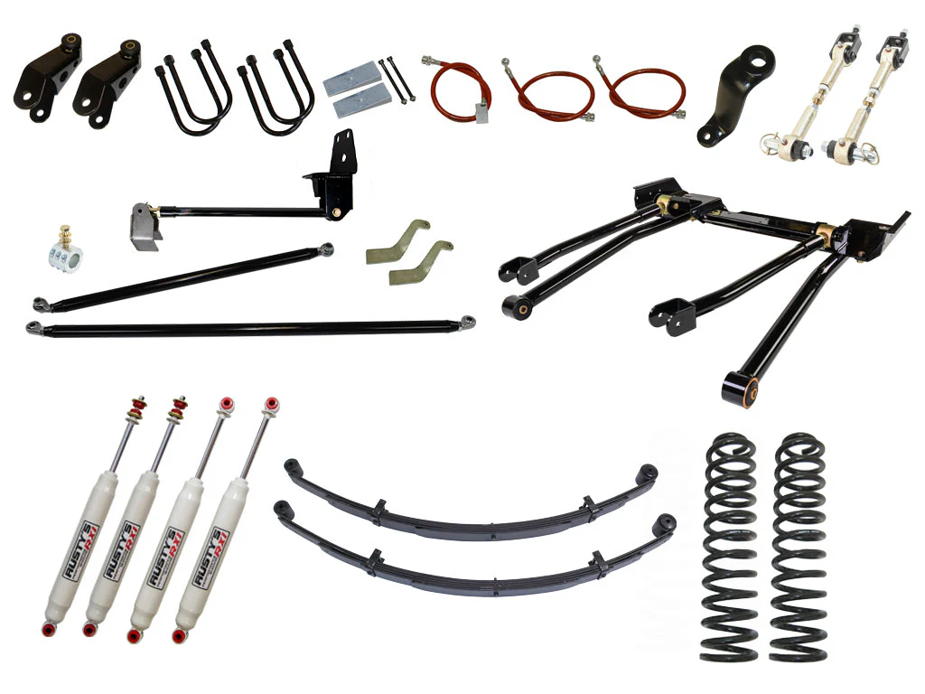 Rusty's XJ Cherokee 8" Long Travel Kit with Over-The-Knuckle Steering Conversion - Image 12