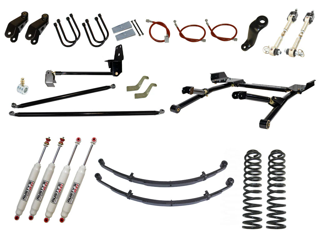 Rusty's XJ Cherokee 8" Long Travel Kit with Over-The-Knuckle Steering Conversion - Image 2