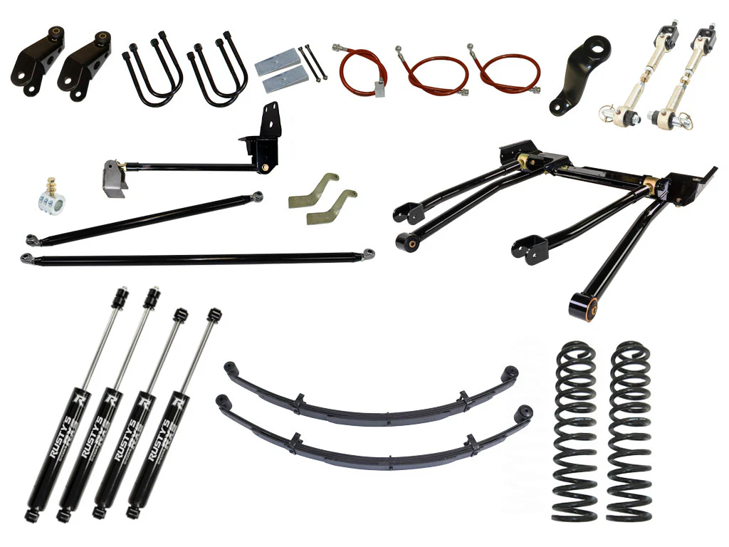 Rusty's XJ Cherokee 8" Long Travel Kit with Over-The-Knuckle Steering Conversion - Image 33