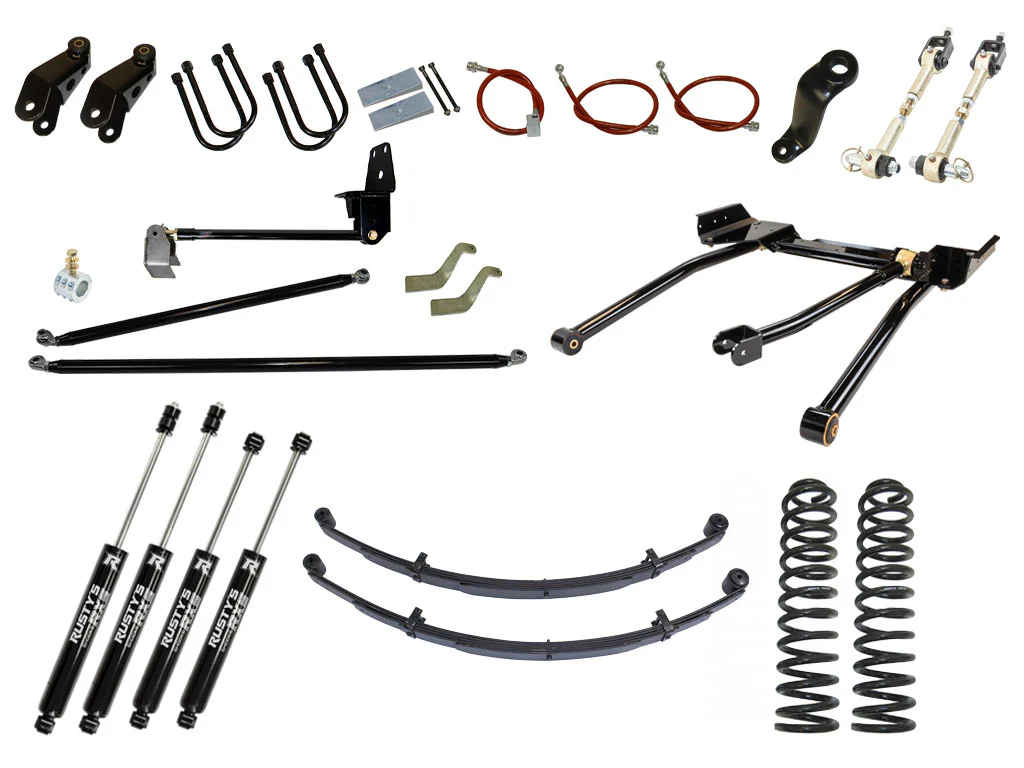 Rusty's XJ Cherokee 8" Long Travel Kit with Over-The-Knuckle Steering Conversion - Image 39