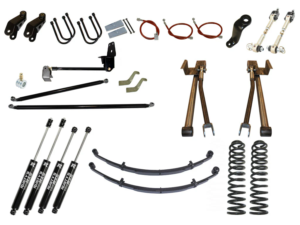 Rusty's XJ Cherokee 8" Long Travel Kit with Over-The-Knuckle Steering Conversion - Image 40