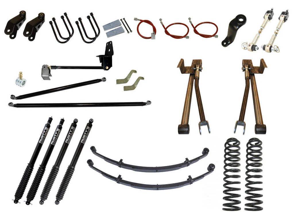 Rusty's XJ Cherokee 8" Long Travel Kit with Over-The-Knuckle Steering Conversion - Image 61