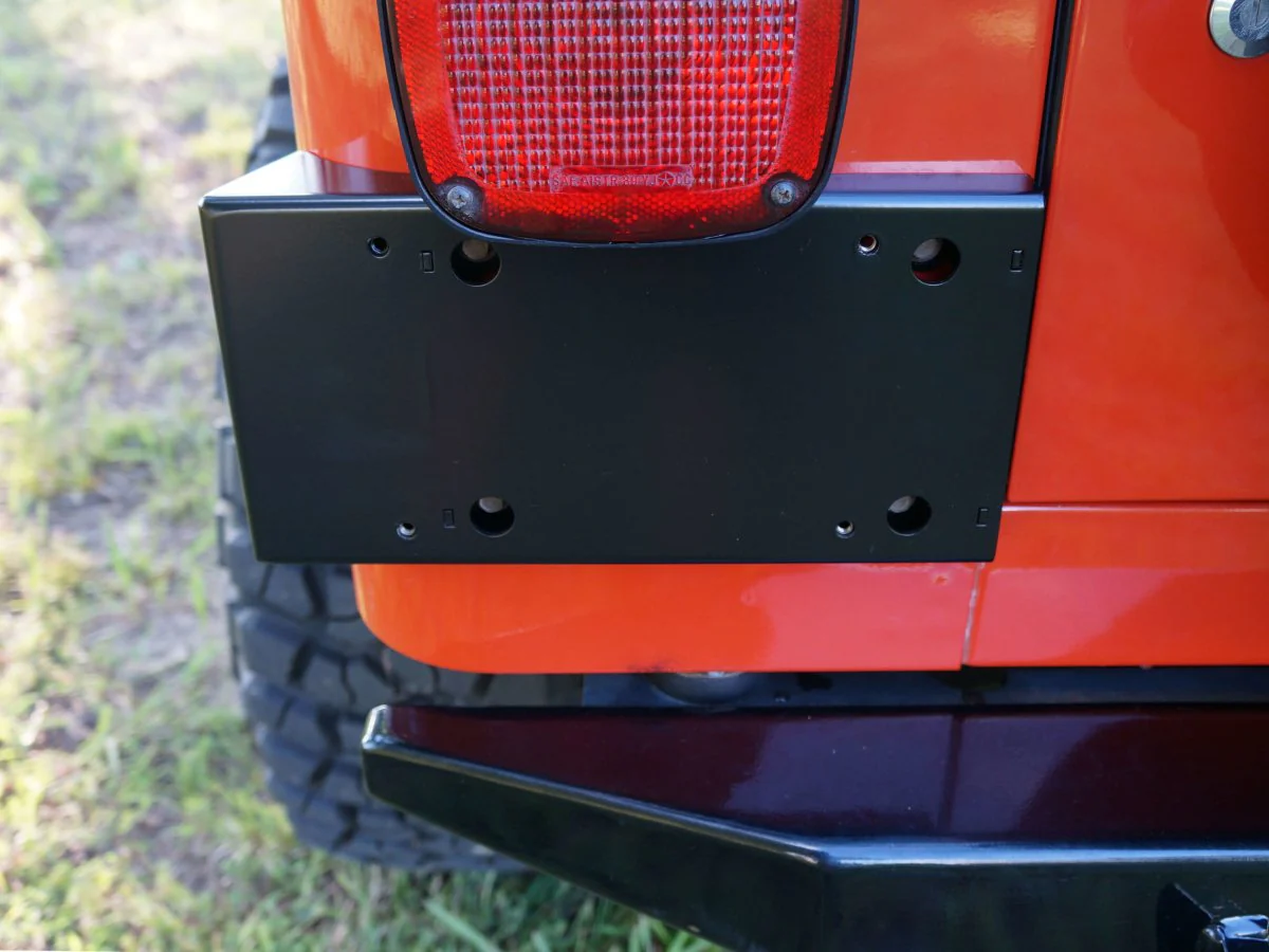 Rusty's Steel License Plate Bracket - TJ-LJ Wrangler - Image 3