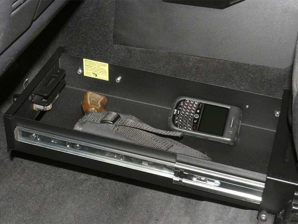 Tuffy Front Driver Side Underseat Security Drawer - '97-'06 TJ Wrangler Without Flip Seat - Image 3