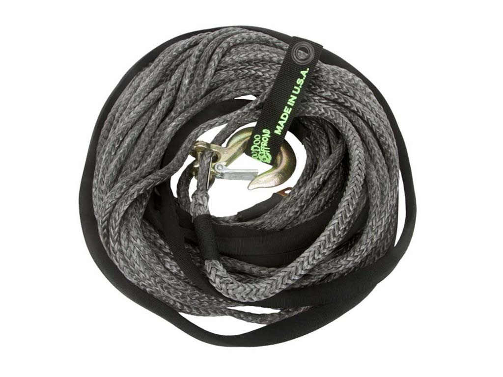 Voodoo Offroad Synthetic Winch Line - 3/8" x 80' - Black
