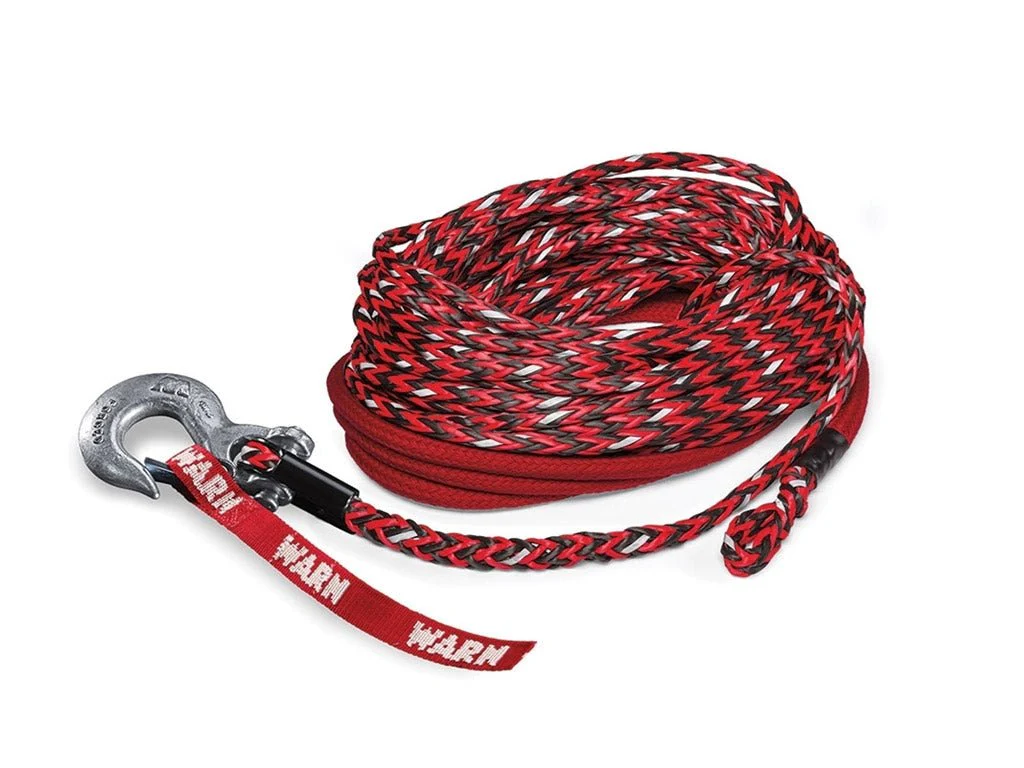 Warn Spydura Nightline 3/8" Synthetic Rope Assembly with Hook